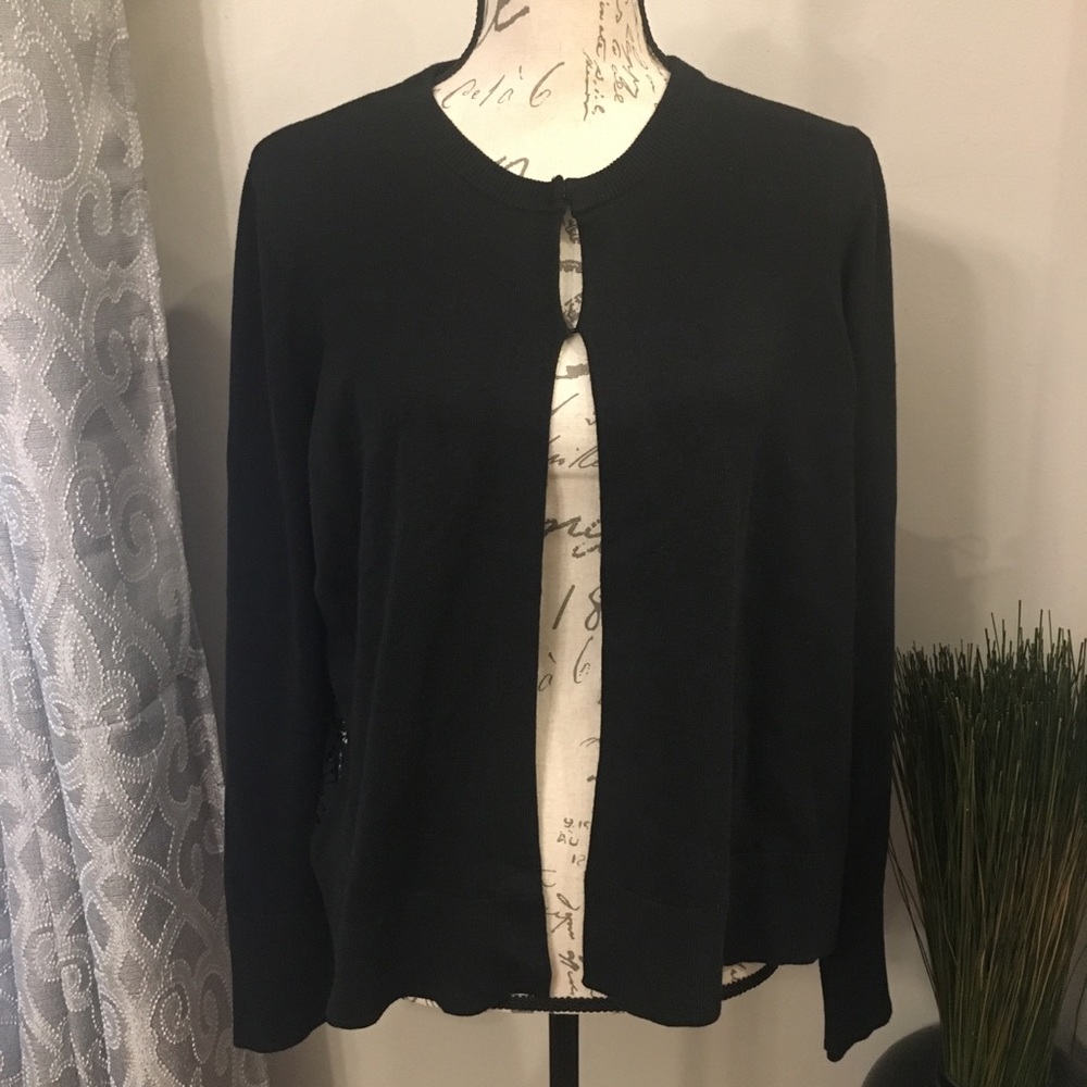 Ann Taylor LOFT Black Sweater Size Large